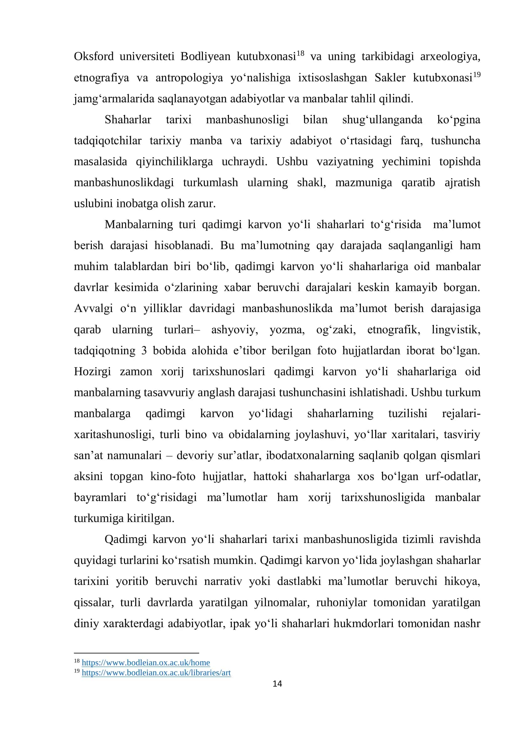 Manba va manbalarni tahlil qilish