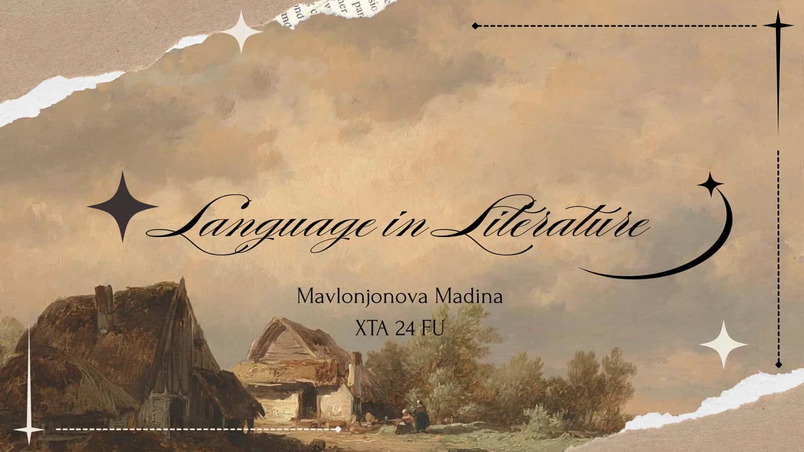 Language in Literature