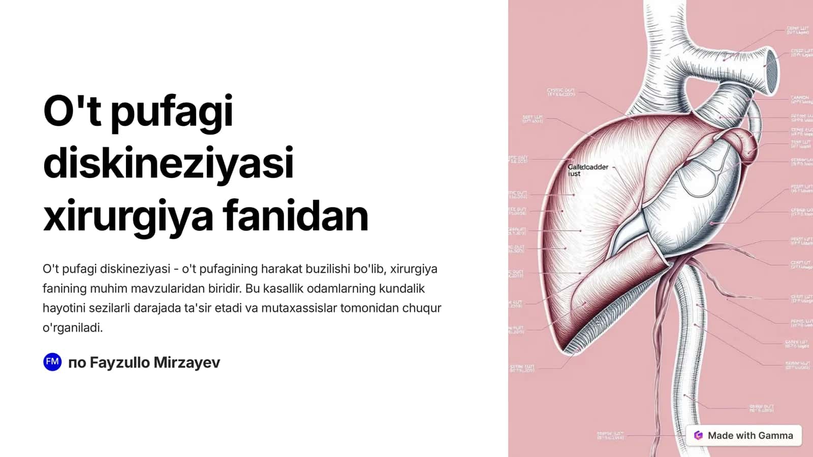 O't pufagi diskineziyasi