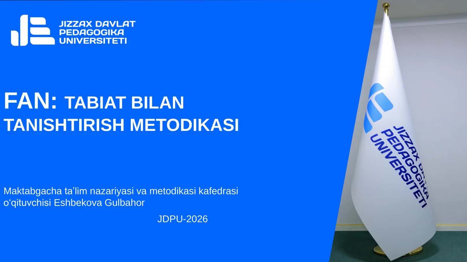 Maktabgacha yoshdagi bolalarni tabiat bilan tanishtirishda o‘qitishning an’anaviy metodlari, usullari va vositalaridan foydalanish