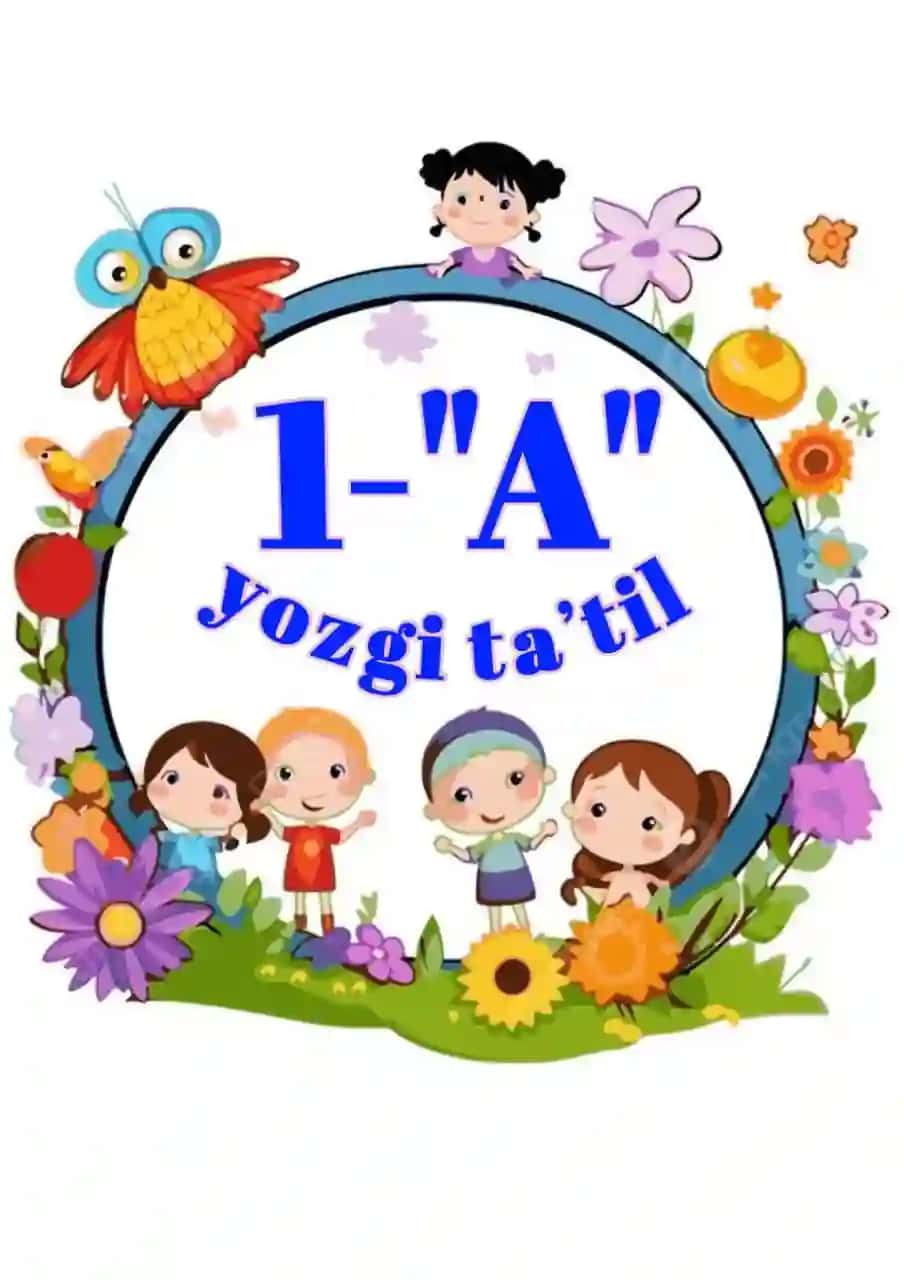 Sinf nomlanishi. Yozgi ta'til