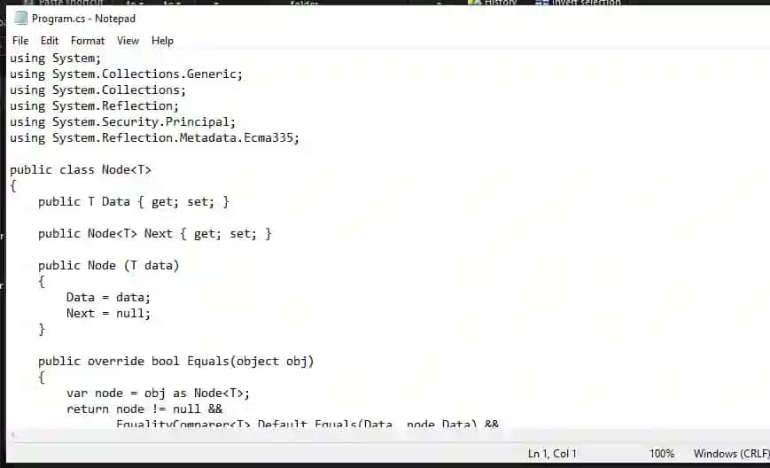 List Nodes (Linked List, Zanjirlar) C# misollar, examples