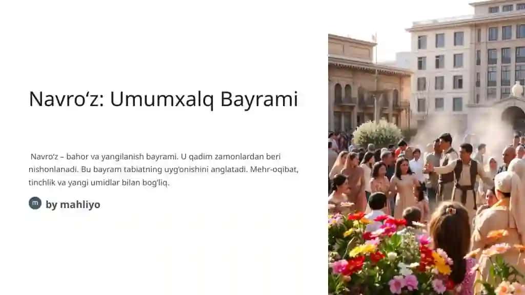 Navro‘z umumxalq bayrami