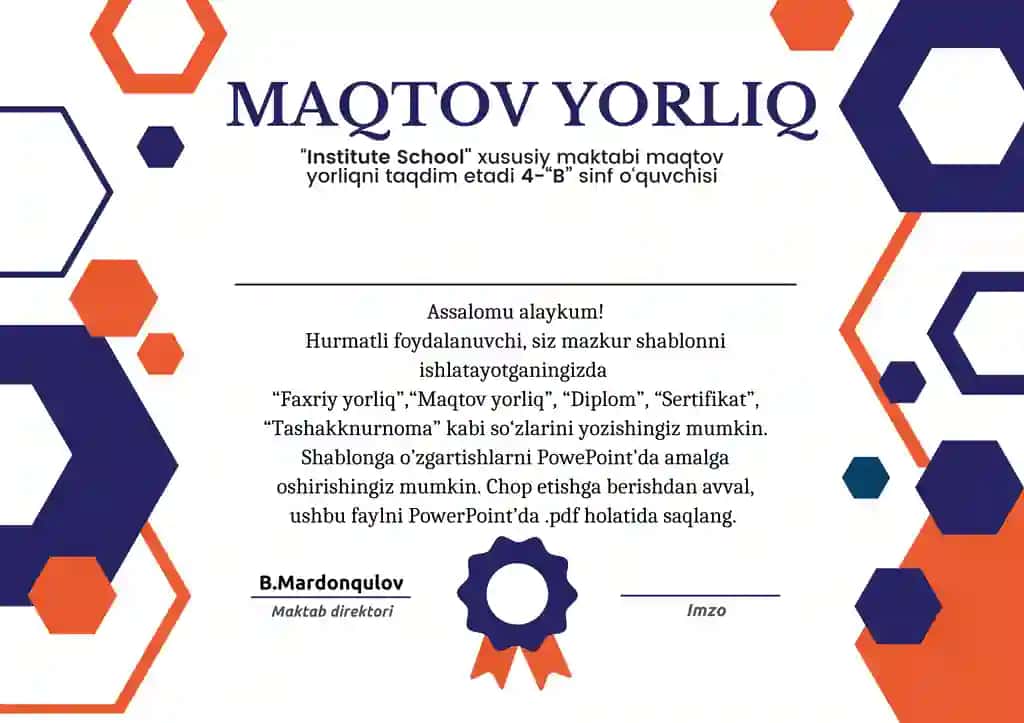 Faxriy yorliq