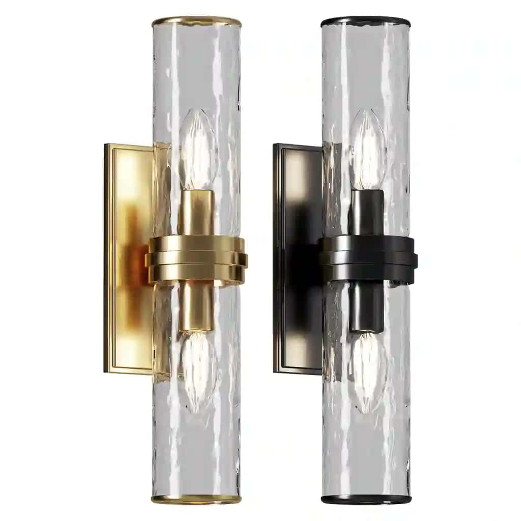 Eleanor Modern Double Glass Wall Sconce