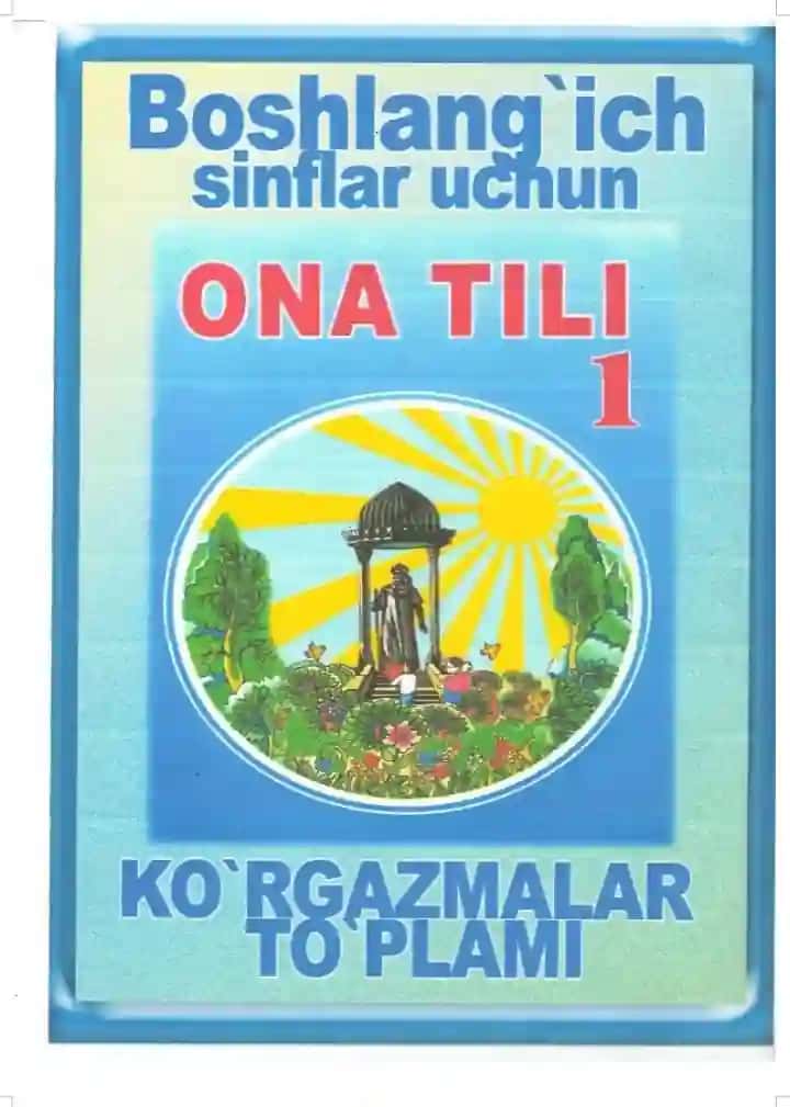 1 sinflarga ona tili fanidan ko'rgazmalar