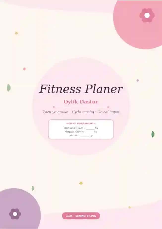 Fitness planer