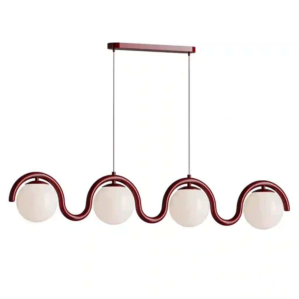 Lenox Linear Ball Pendant Lamp 4 heads