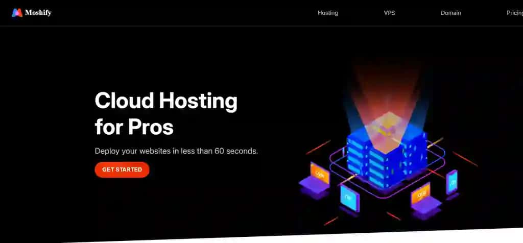 Bulutli hosting Professionallar uchun veb sayt