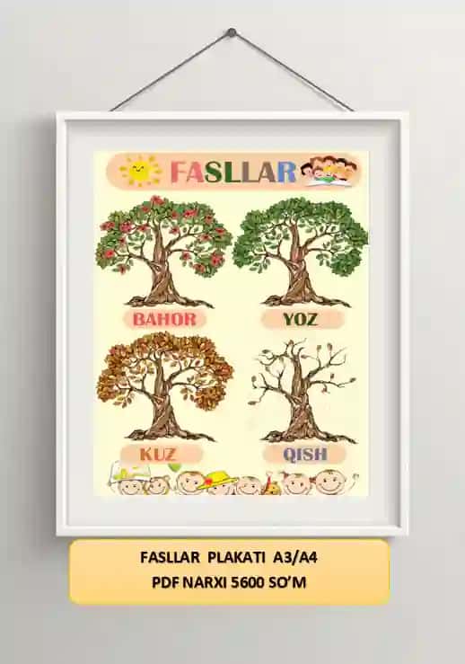 FASLLAR 4 FASL BITTA PLAKATDA
