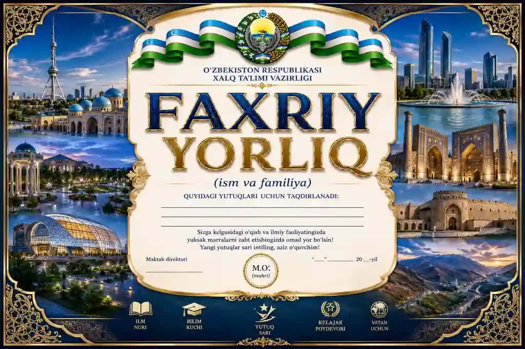 Faxriy yorliq