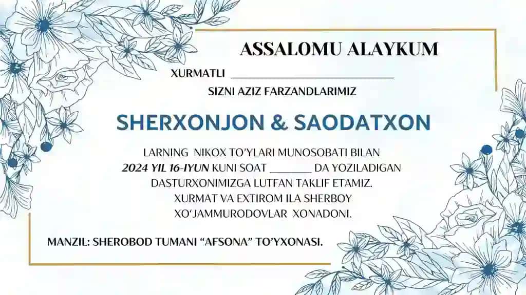 To'y hat