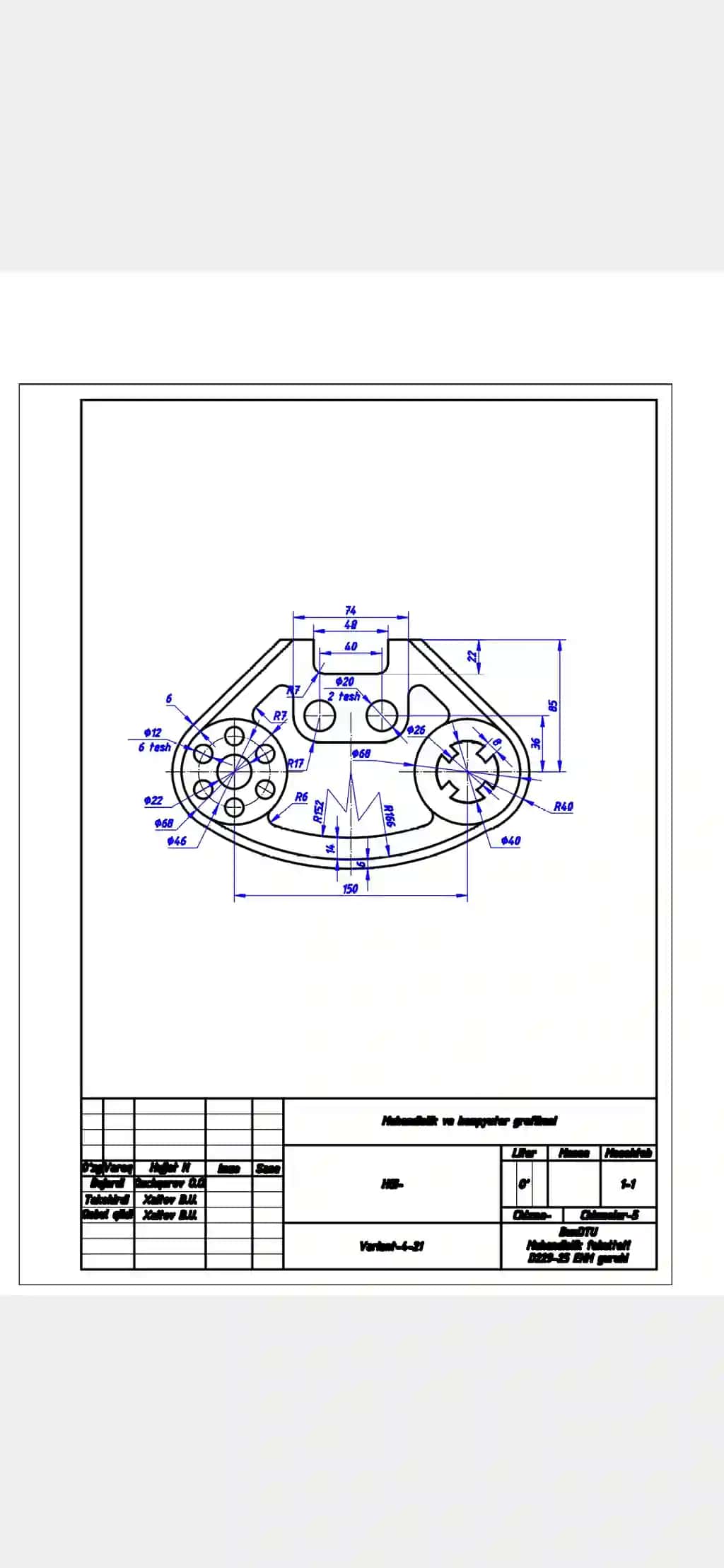 AvtoCAD. 2d. 3d chizmalar