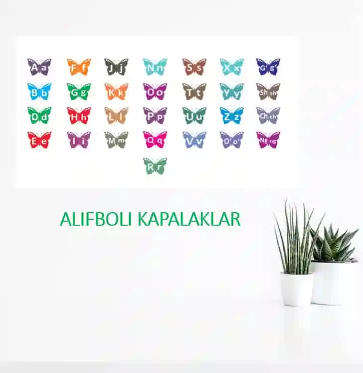 ALIFBO KALALAKLI ALIFBOLAR HARFLAR ALIFBE