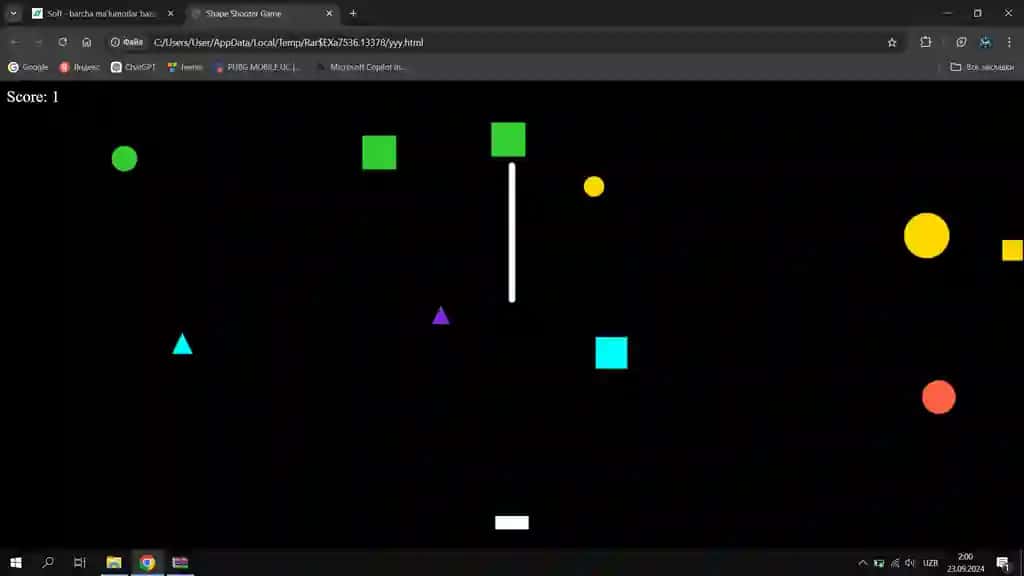 ShapeShooter o'yini