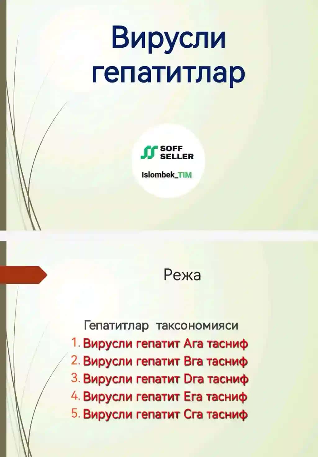 Вирусли гепатитлар