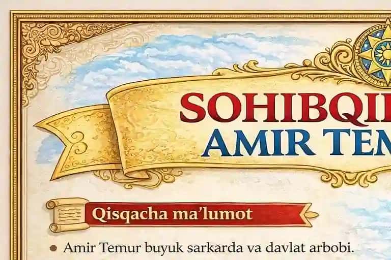Sohibqiron Amir Temur