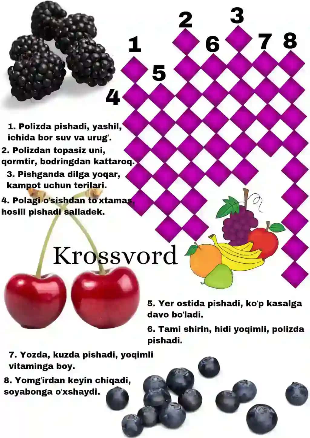 Krossvord boshqotirmasi