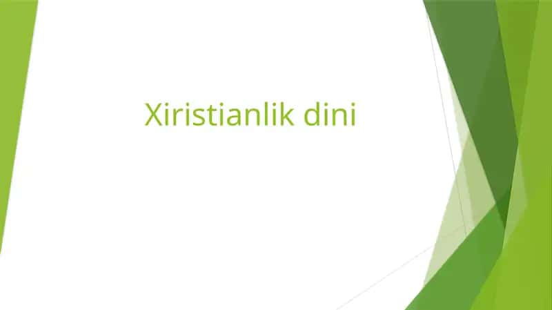 Xiristianlik dini