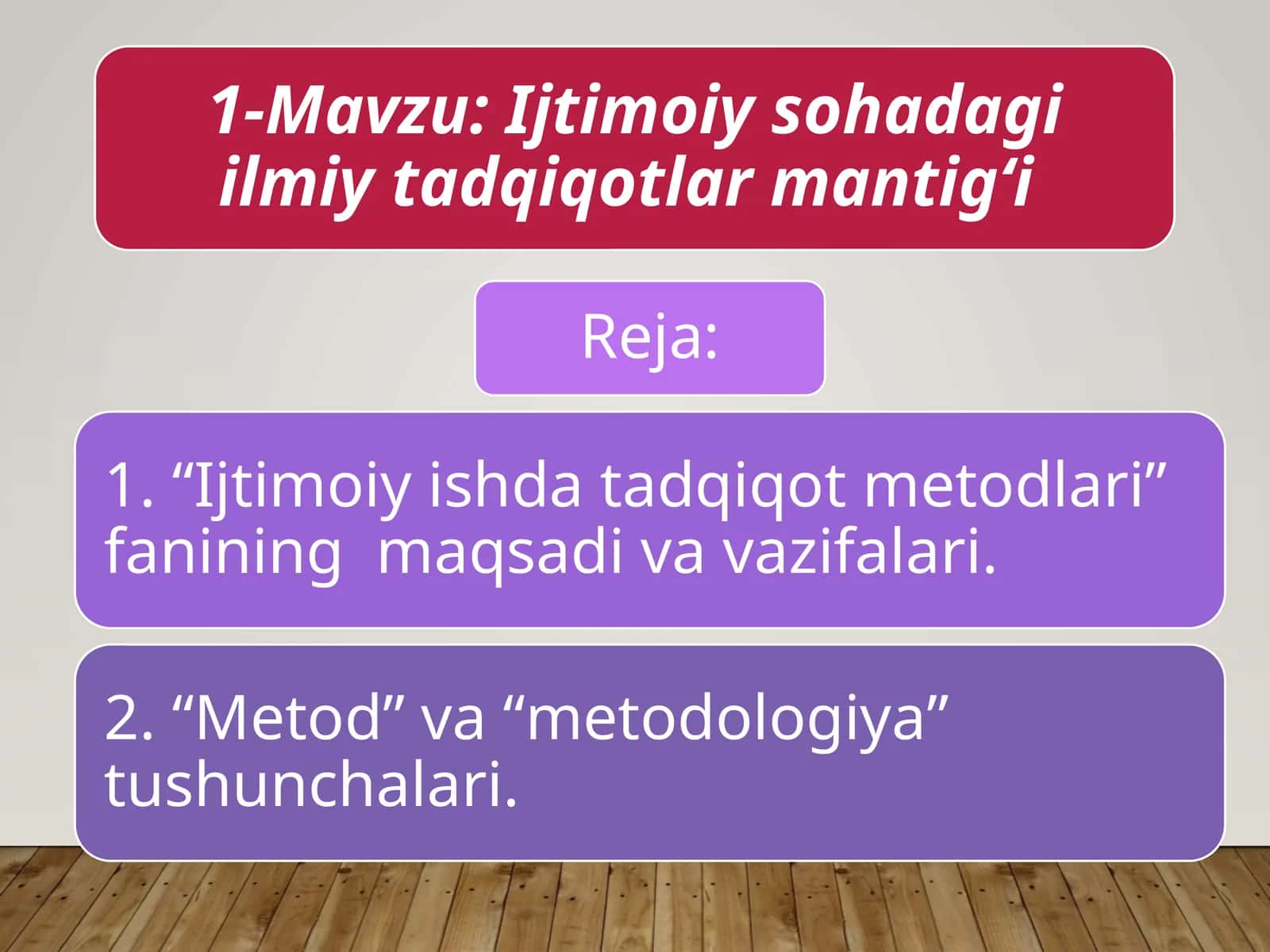 Ijtimoiy ishda tadqiqot metodlari