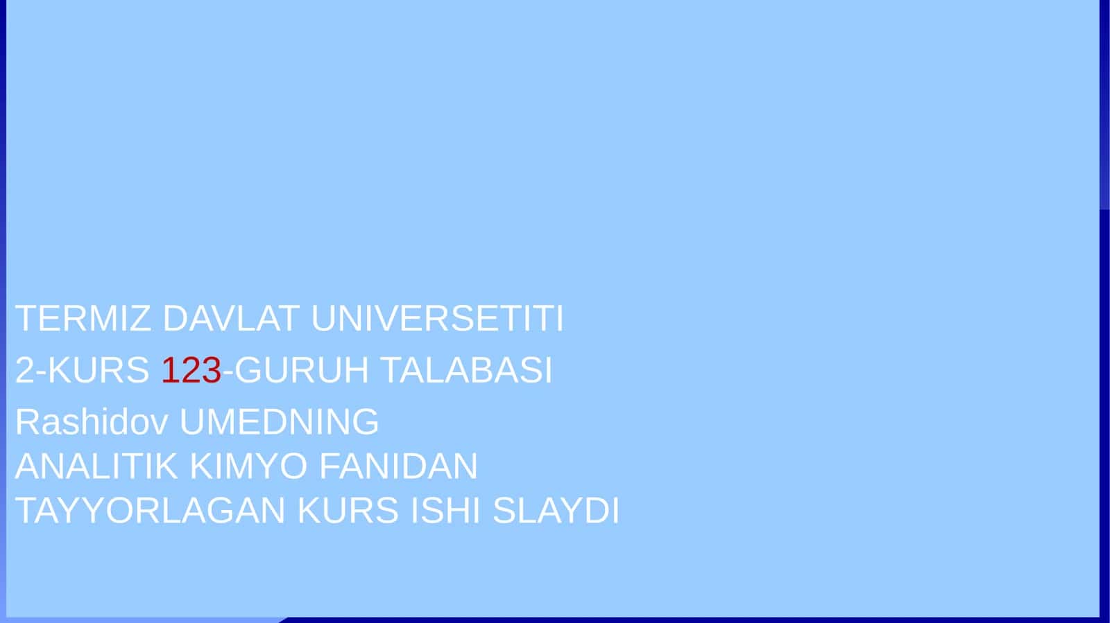 ION ALMASHINISH XROMATOGRAFIYASI