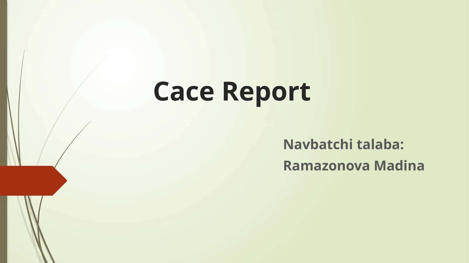 Case Report