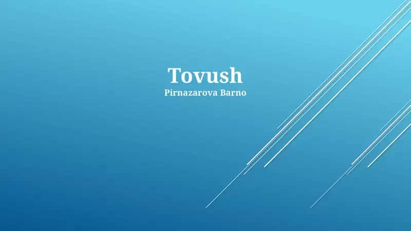 Tovush