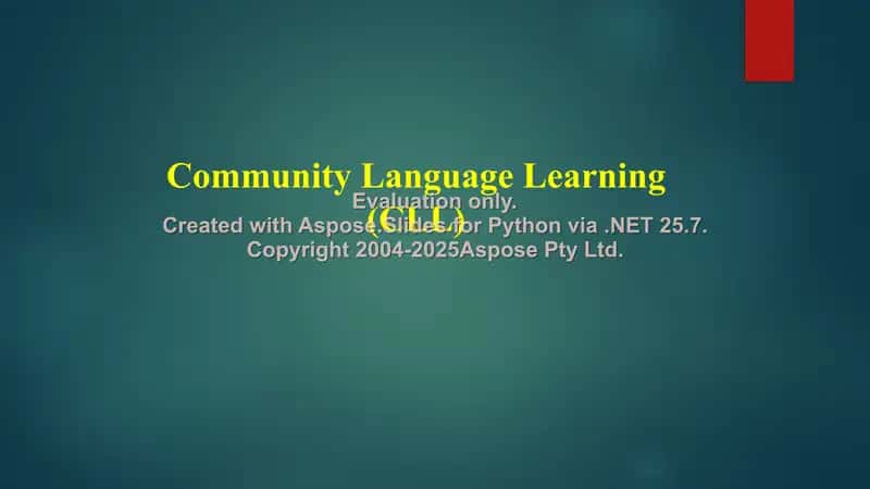 Community Language Learning