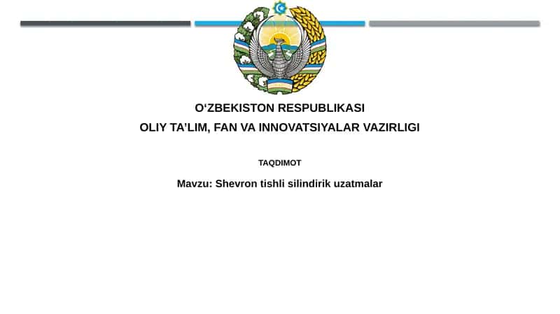 Shevrontishlisilindirikuzatmalar