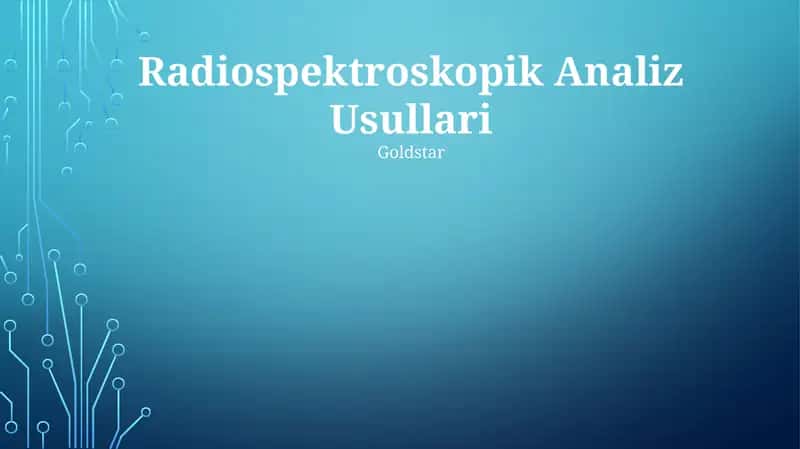 NMR spektroskopiyasi
