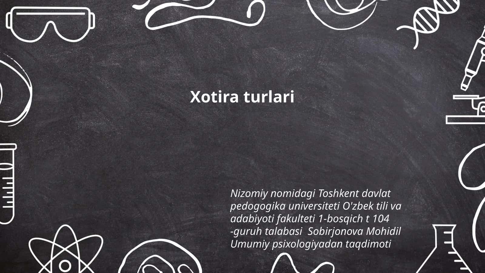 Xotira turlari
