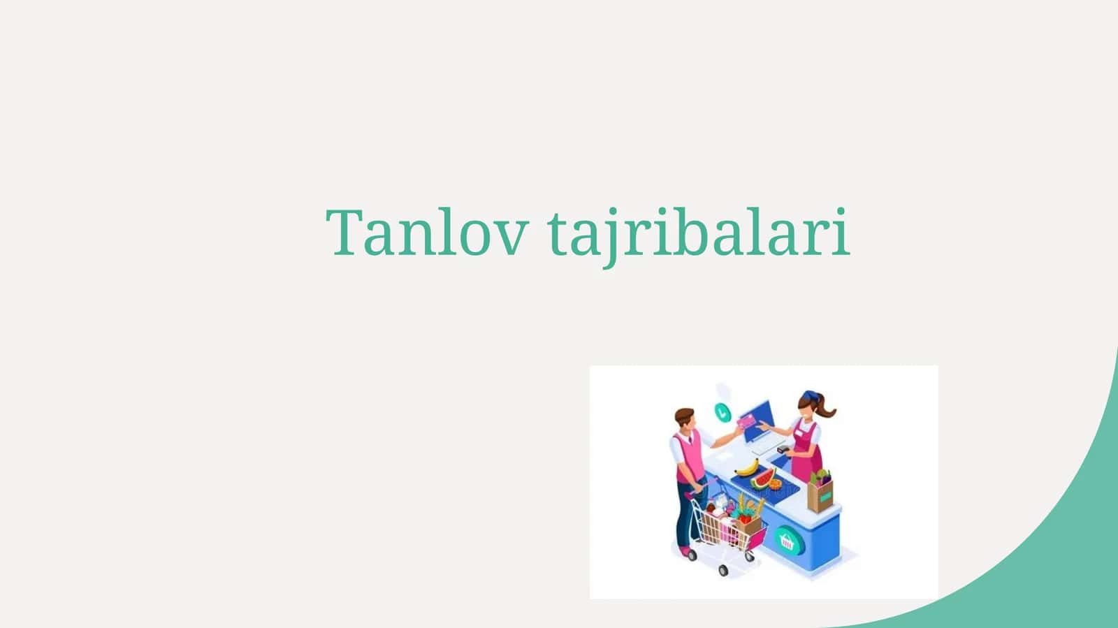 Tanlov tajribalari