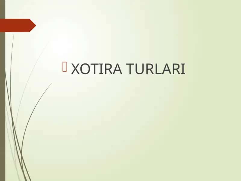 XOTIRATURLARI