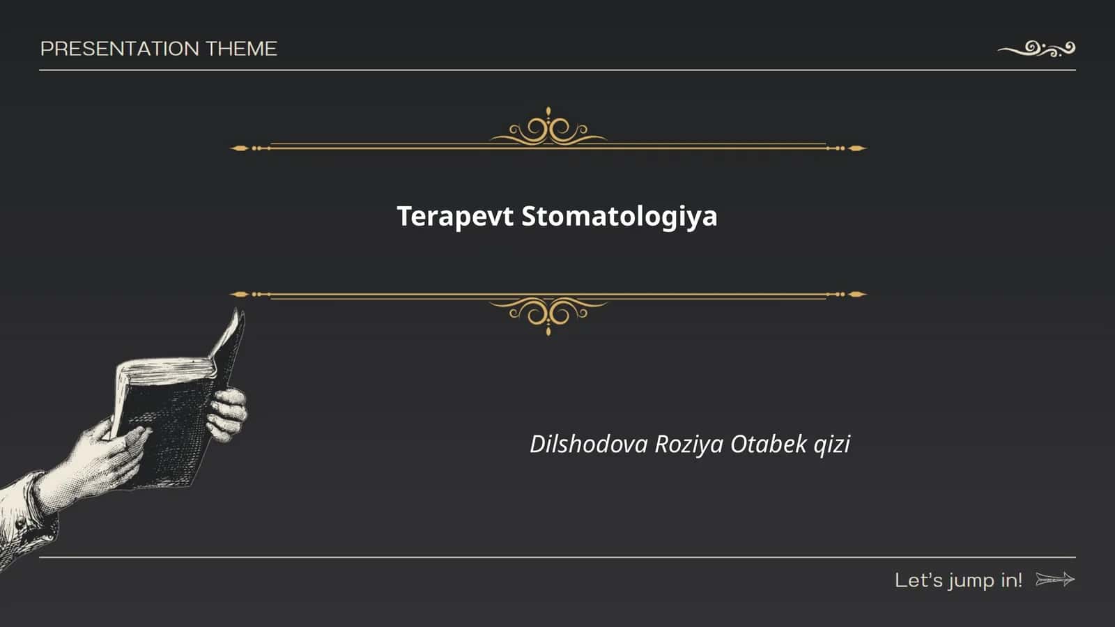 Terapevt Stomatologiya