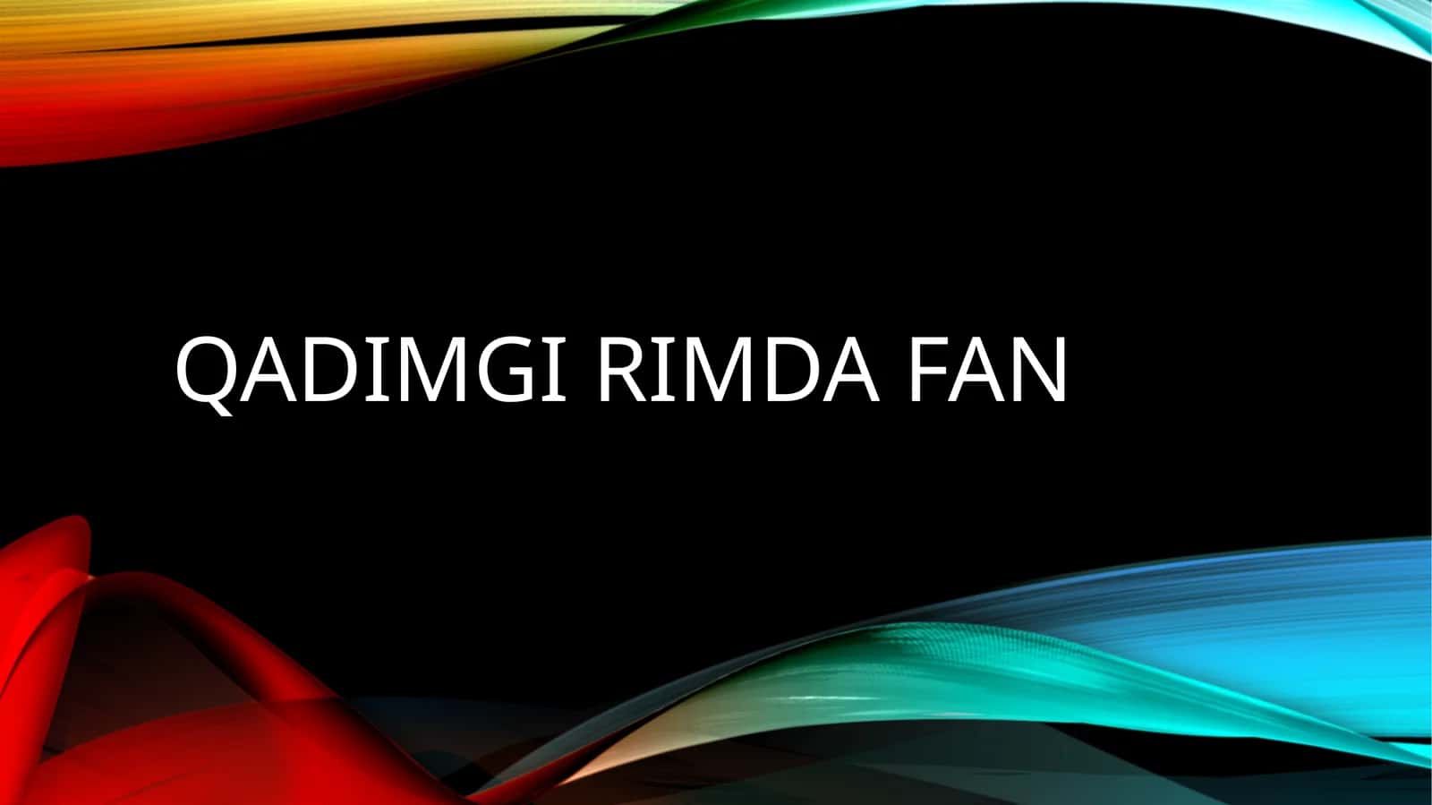 Qadimgi rimda fan