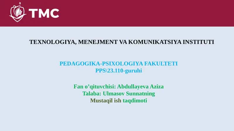 Situativ ta'lim texnologiyasi