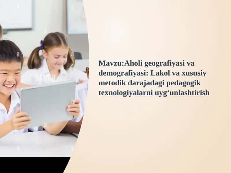 Aholigeografiyasi va demografiyasi