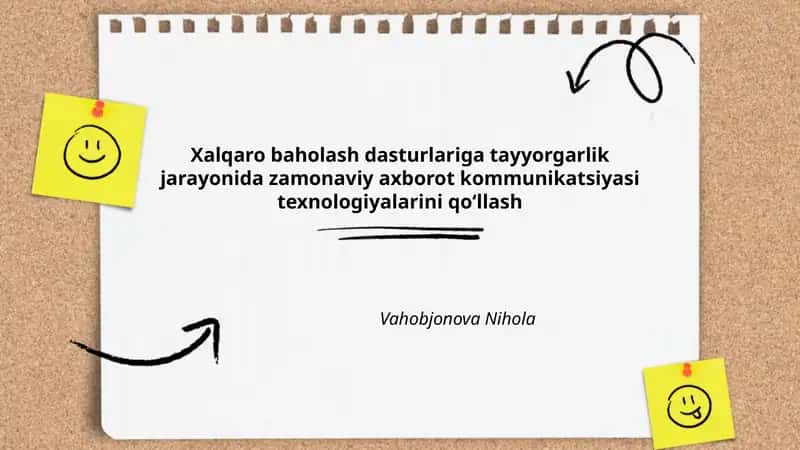 Zamonaviy axborot kommunikatsiyasi texnologiyalari