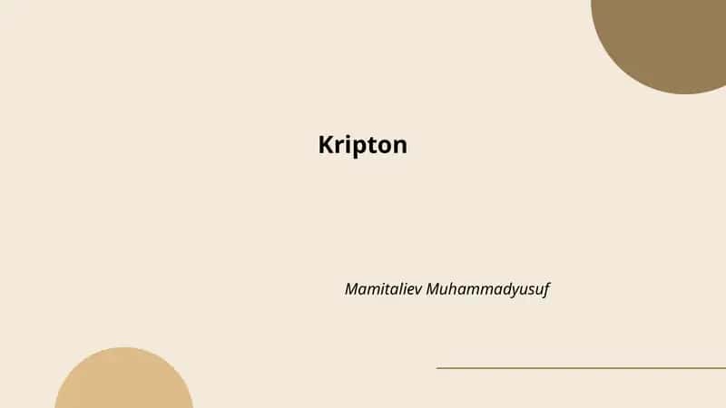 Kripton