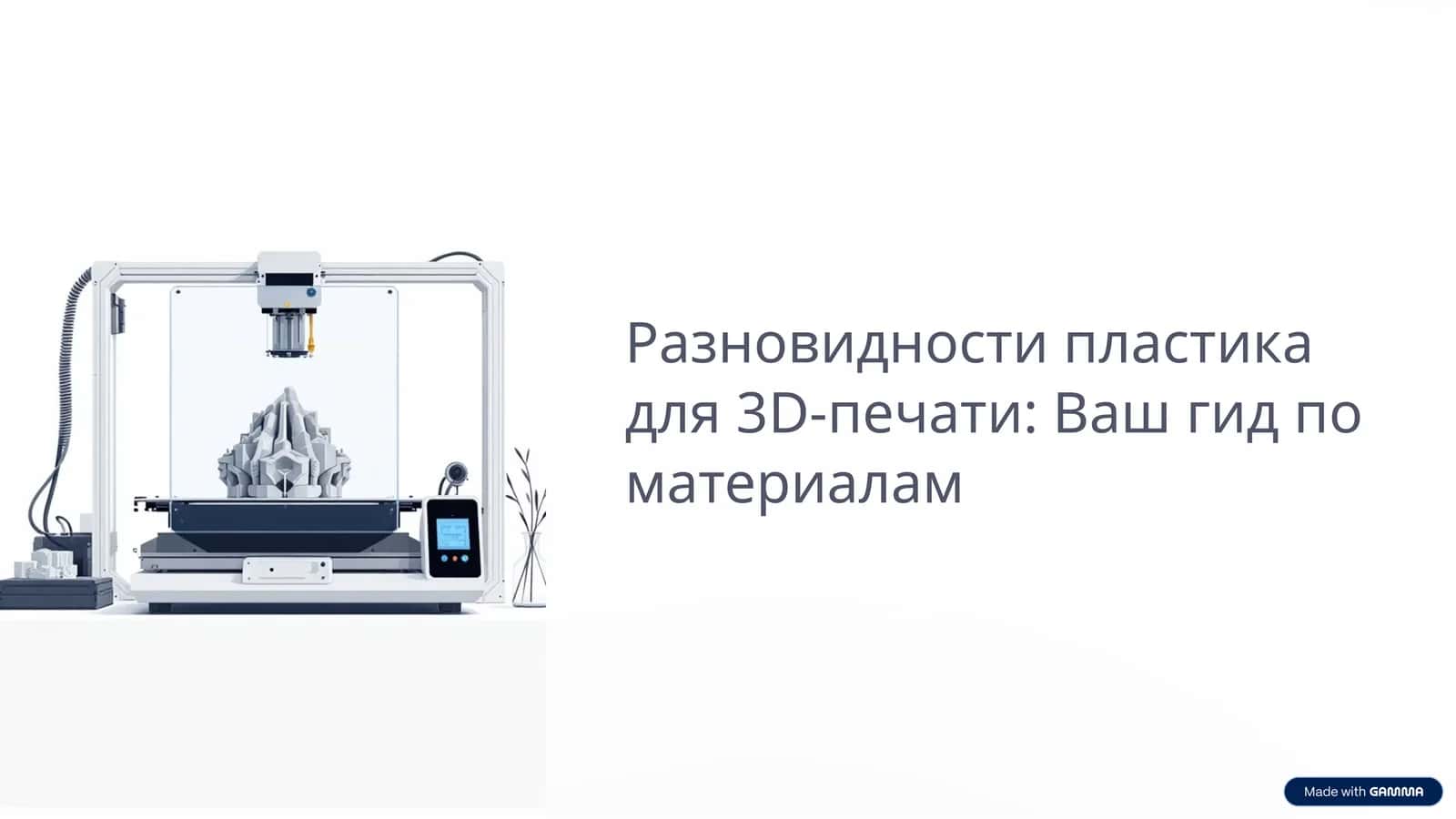 Разновидности пластика для 3D-печати: Ваш гид по материалам