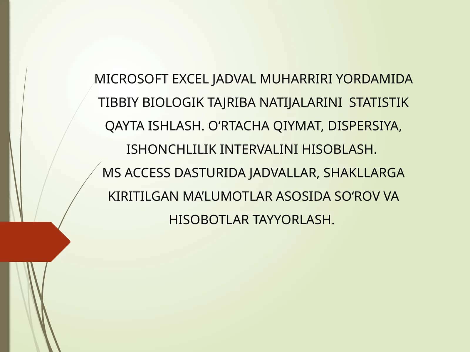 MICROSOFT EXCEL JADVAL MUHARRIRI