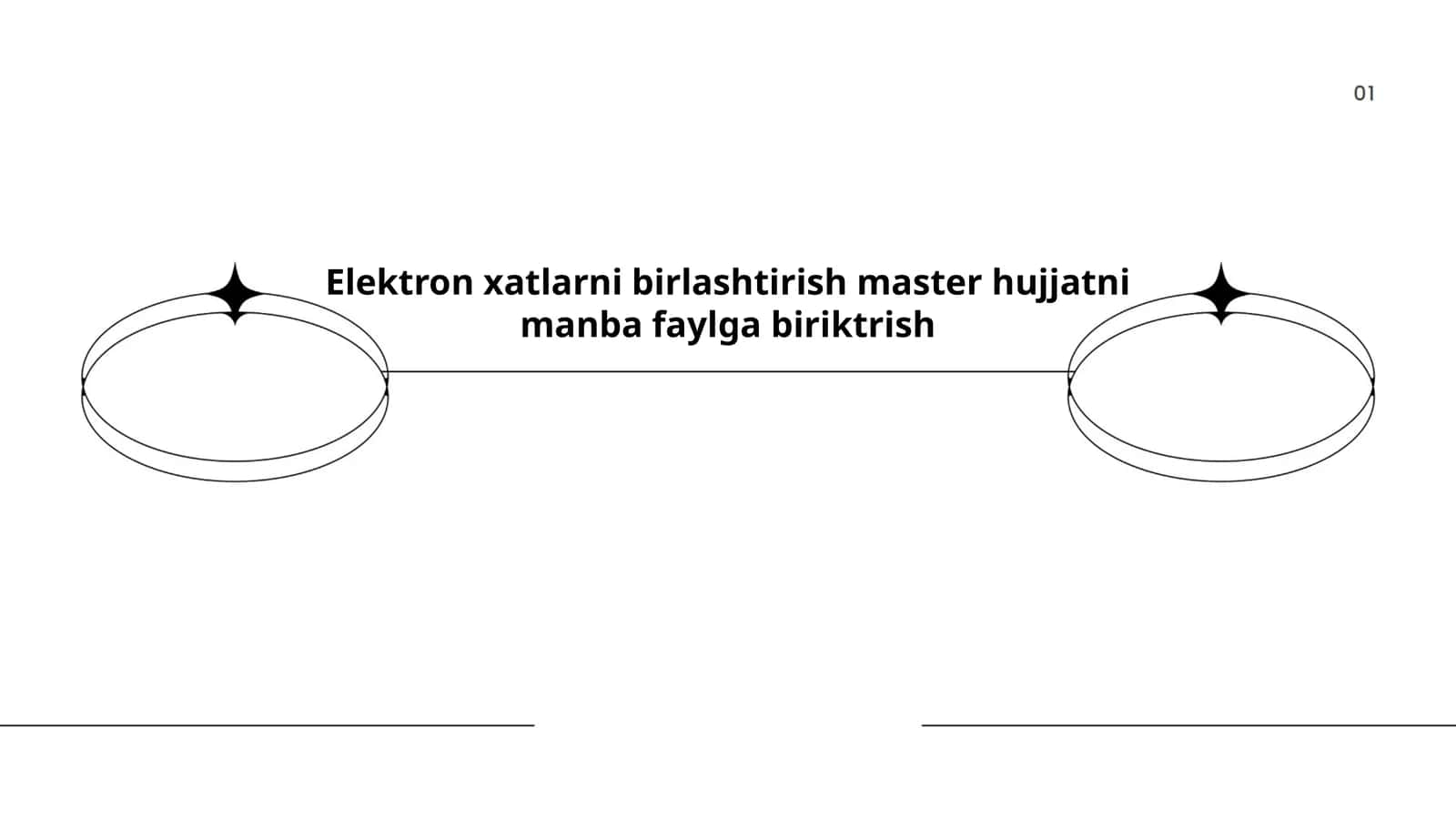 Elektron xatlarni birlashtirish master hujjatni manba faylga biriktrish