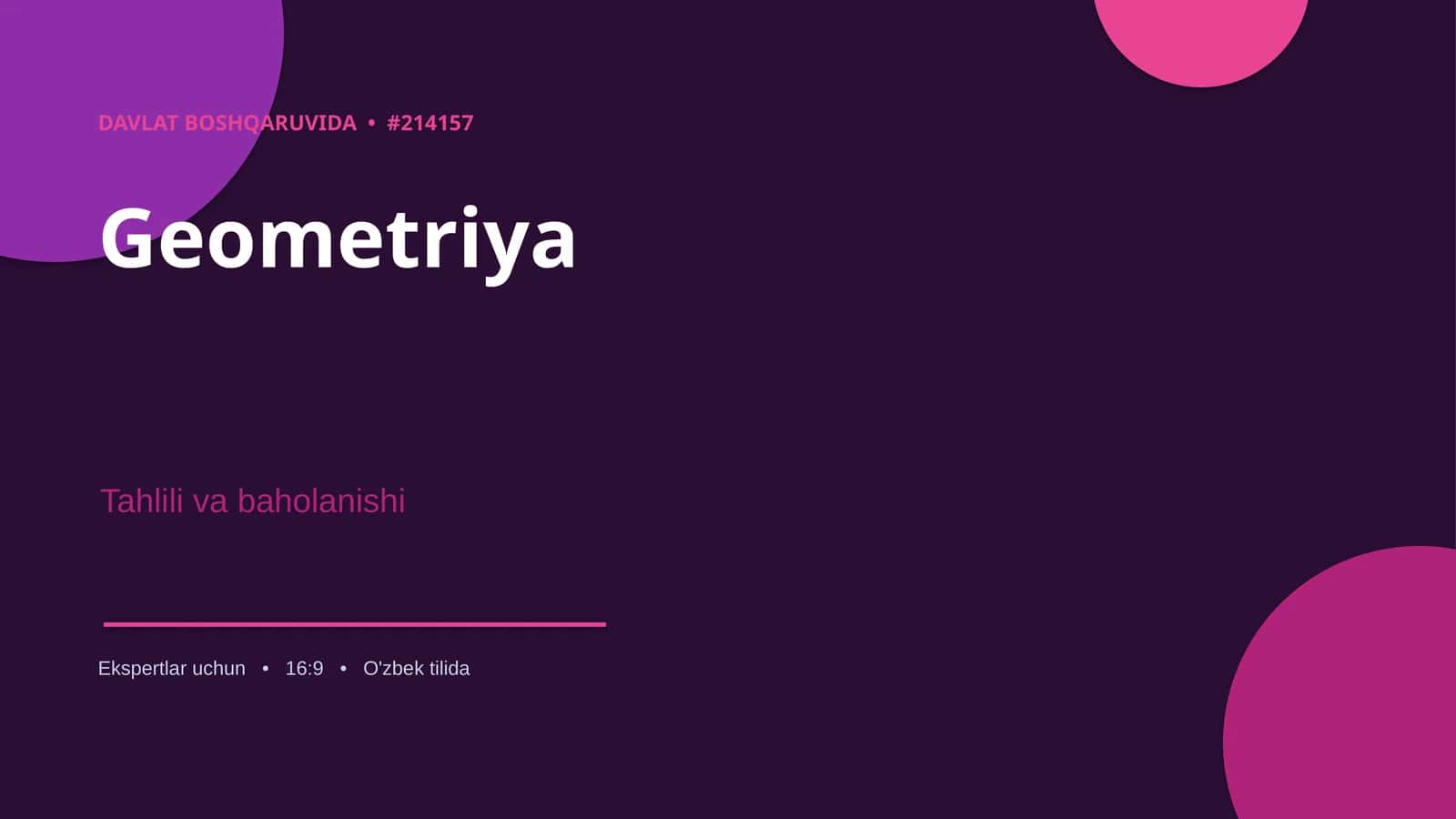 Geometriya