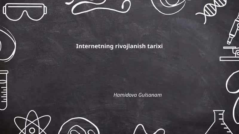 Internetning rivojlanish tarixi