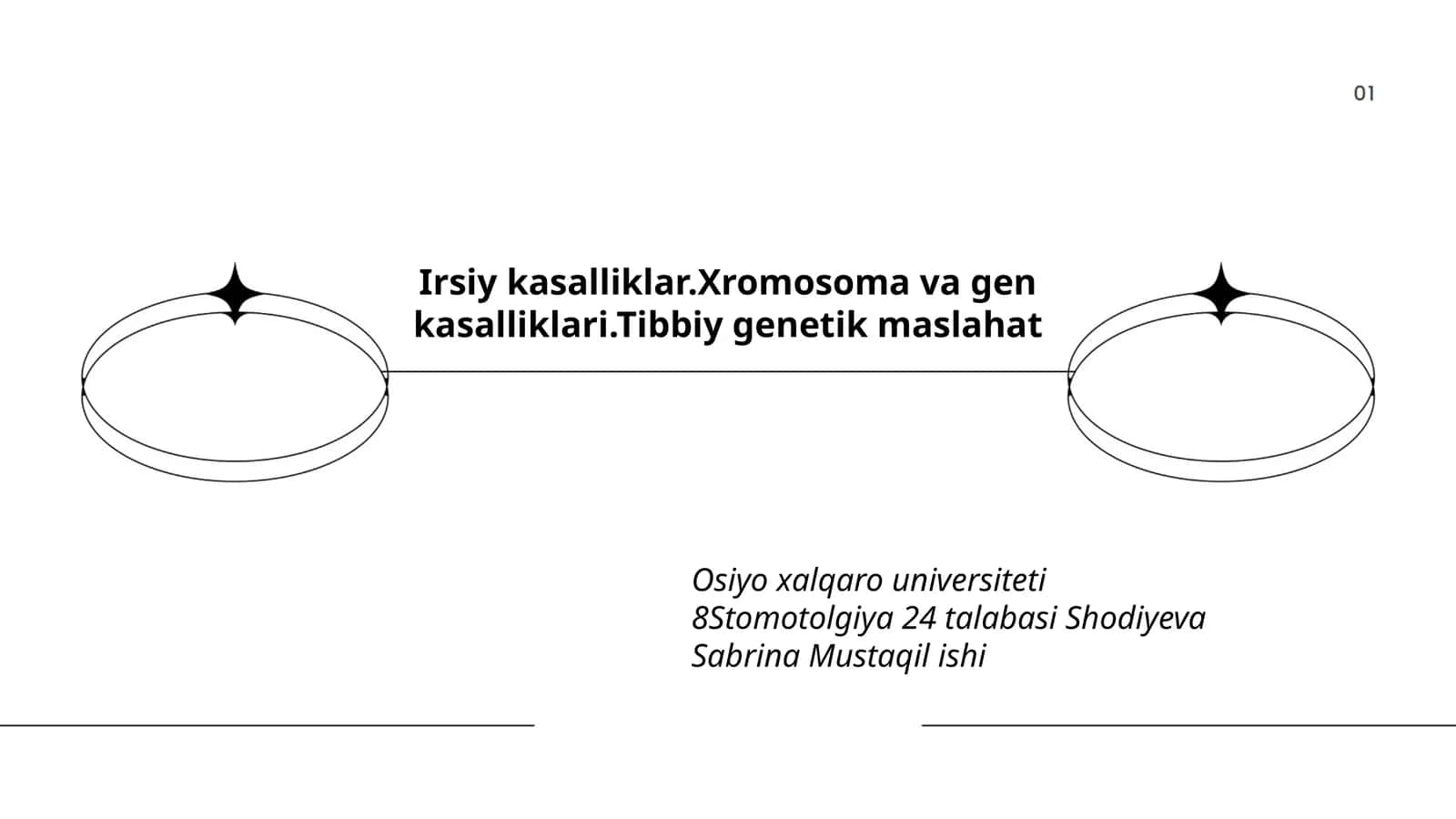 Irsiy kasalliklar.Xromosoma va gen kasalliklari.Tibbiy genetik maslahat