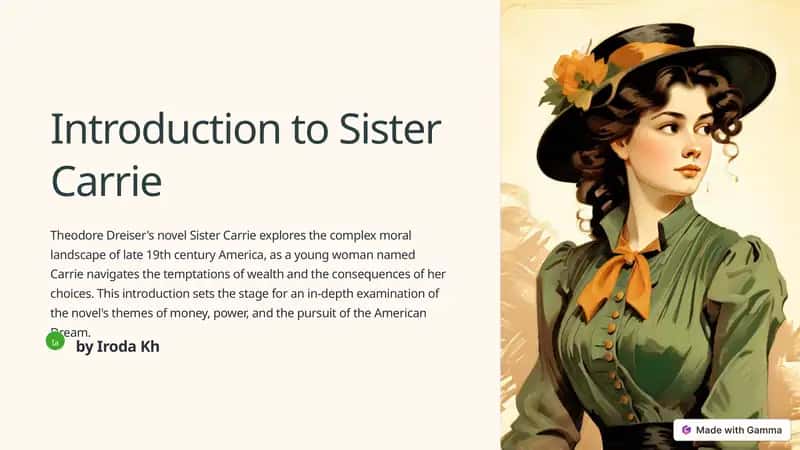 Introduction to Sister Carrie