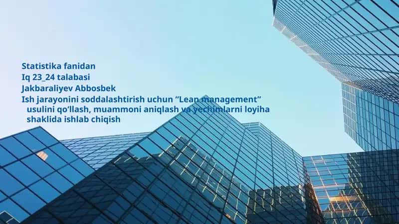 Statistika fanidan