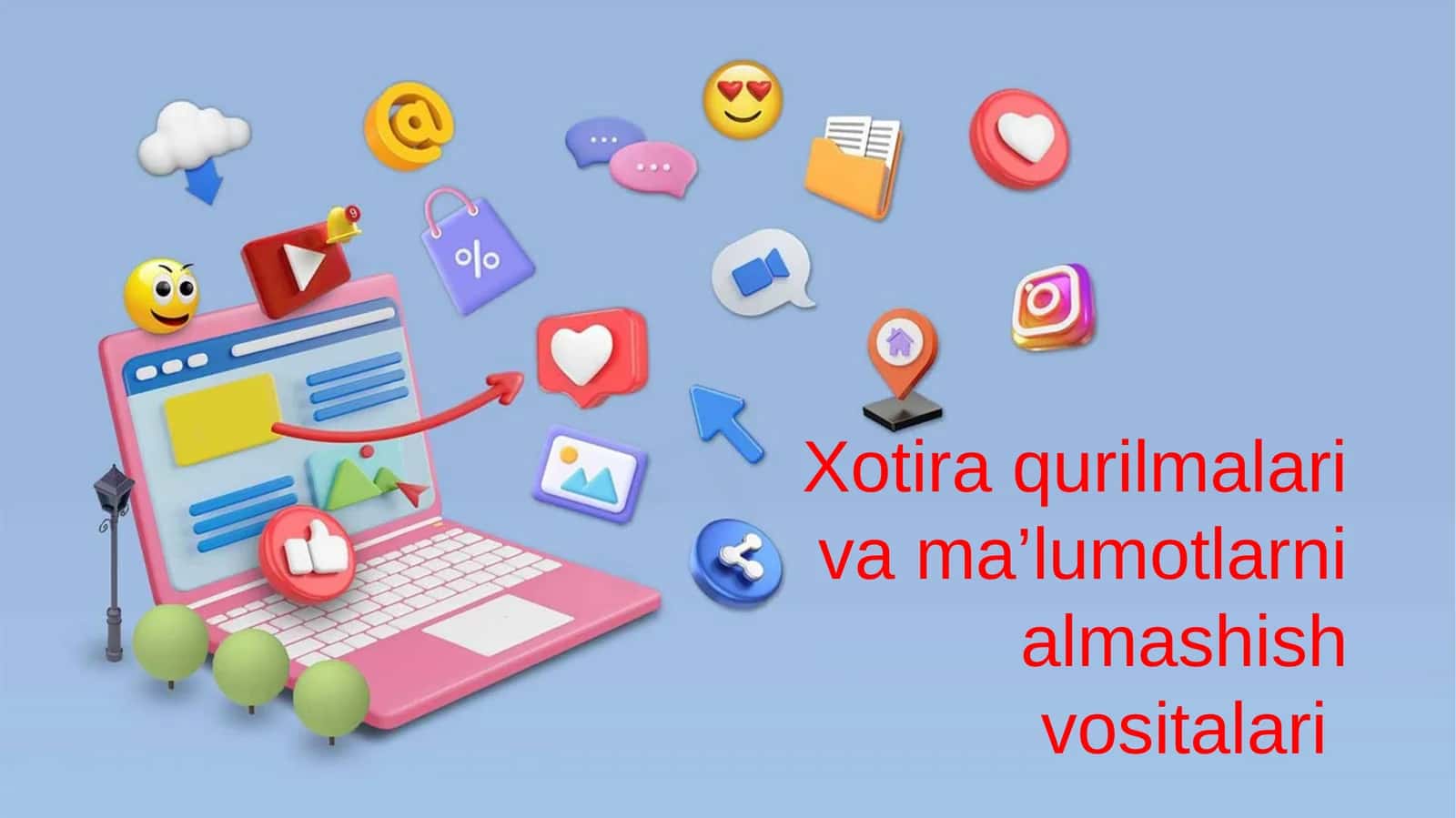 Xotira qurilmalari va ma’lumotlarni almashish vositalari