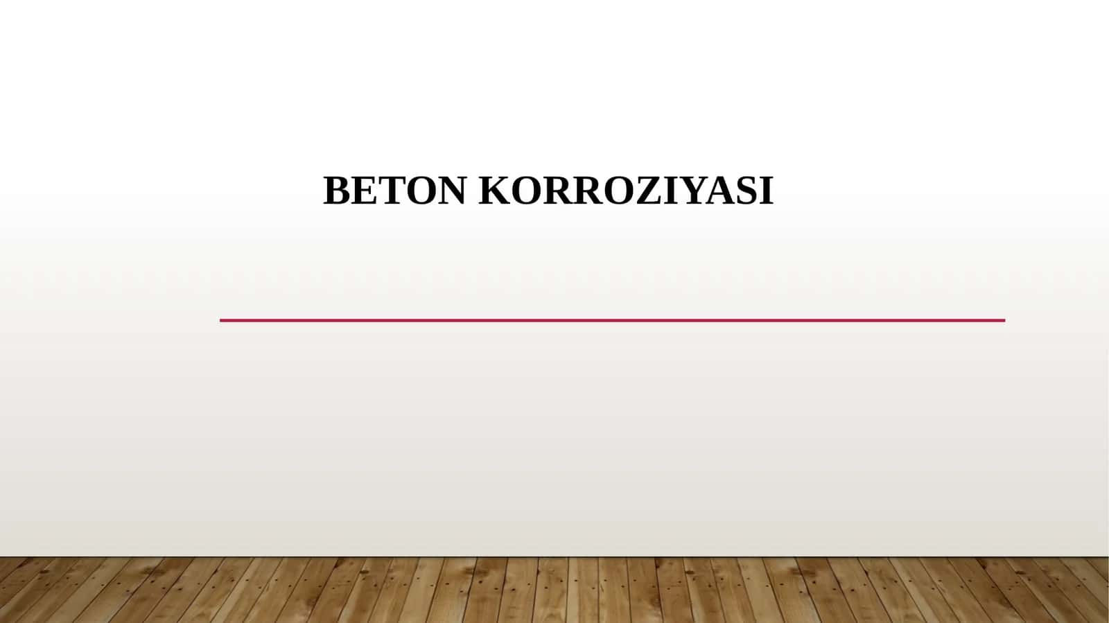 Beton korroziyasi