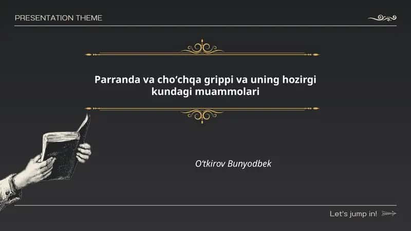 Parranda va choʻchqa grippi va uning hozirgi kundagi muammolari